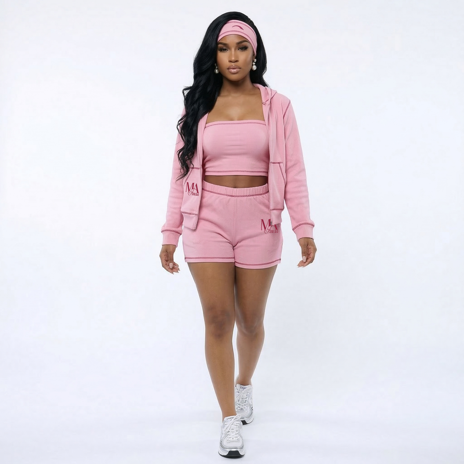 Blush Pink Comfort Hoodie Set