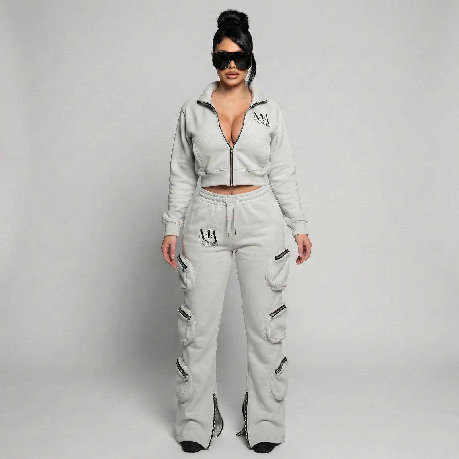 Luxe Utility Zip Co-Ord Set